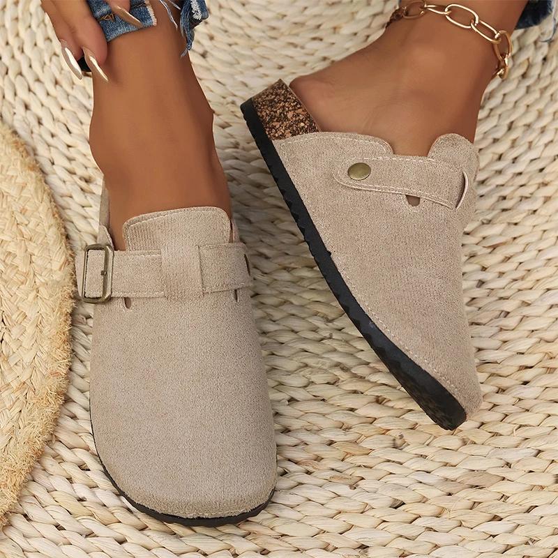 Модные женские туфли-мюли Flast Slingback Slippers Casual Sandals Fashion Flip Flops New Beach Dress Walking Femme Brand Slides Shoes