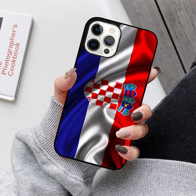 Чехол для мобильного телефона с флагом Хорватии для iPhone 17 Air 16 15 14 12 13 11 Pro MAX apple Plus Coque