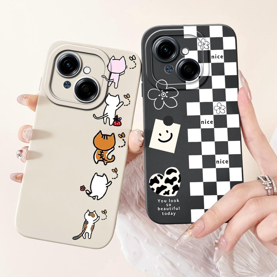 Чехол для Tecno Spark Go 1 Go1 Милый Мультяшный Чехол Мягкий Силикон Fundas Чехол для Телефона Для Tecno SparkGo Spark Go 2025 Задняя Крышка Capa