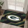 Green Bay Packers Design Crystal Velvet Carpet Cozy Non?Slip Printed Rug For Bedroom Living Room Entrance