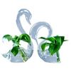 Креативная домашняя прозрачная ваза с лебедем Lucky Pure Grace, украшение на день святого Валентина
