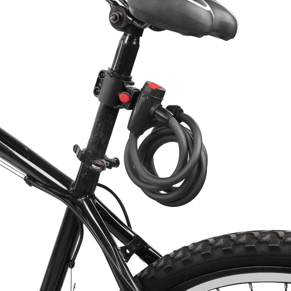 Wheelup Высокопрочный стальной трос Замок против кражи для горного велосипеда Безопасная защита Велосипедный