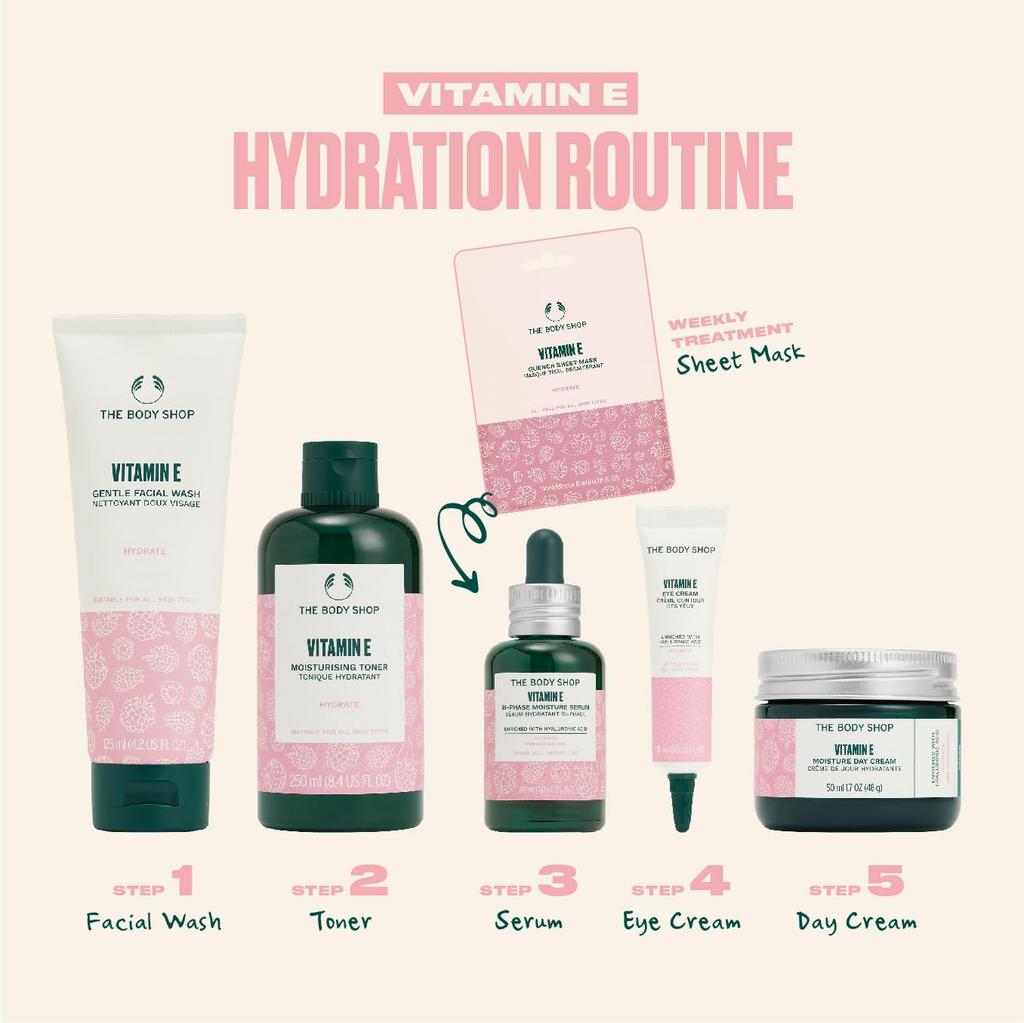 The Body Shop Витамин Е Двухфазная Сыворотка 30 мл Упаковка 1 Увлажняющий Крем для Кожи