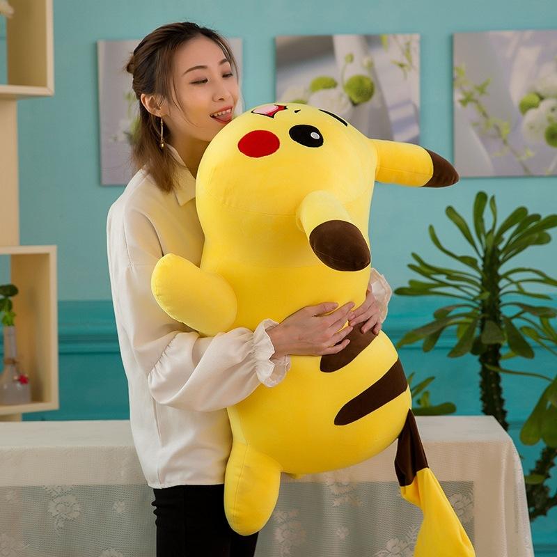Новая милая плюшевая игрушка Пикачу, питомец-эльф, кукла-подушка, подарок для детей и девочек.