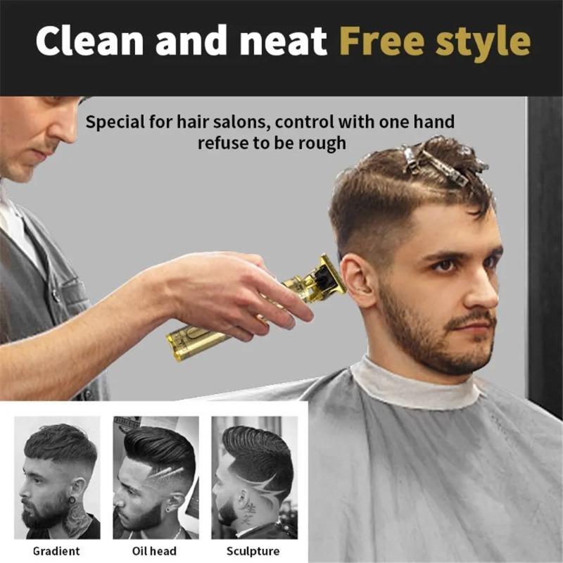 Машинка для стрижки волос, трехскоростная регулировка, гладкая головка, электрическая масляная головка, электрическая машинка для стрижки волос, парикмахерская