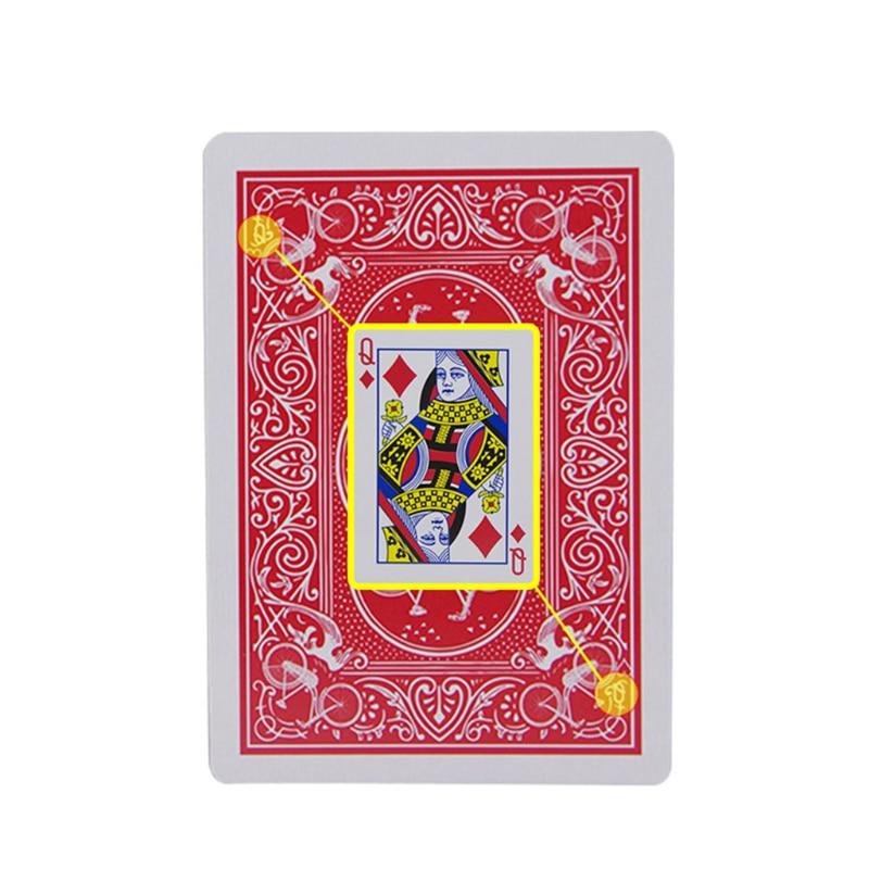 1PC Secret Marked Poker Cards See Through Playing Cards Magic Toys Simple Unexpected Magic Tricks