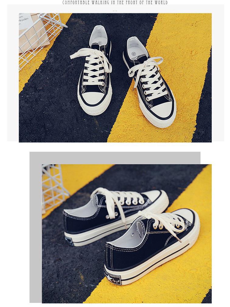 Ретро-ботинки Harajuku с низким верхом из парусины, стиль 1970-х годов, женские летние кроссовки A07