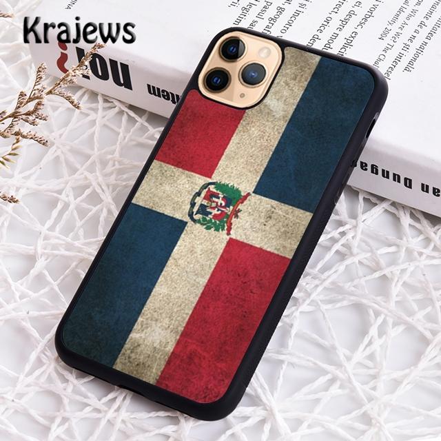 Krajews Чехол для телефона с гербом Доминиканской Республики для iPhone 17 Air 16 15 14 plus 11 12 13 pro max coque Shell Fundas