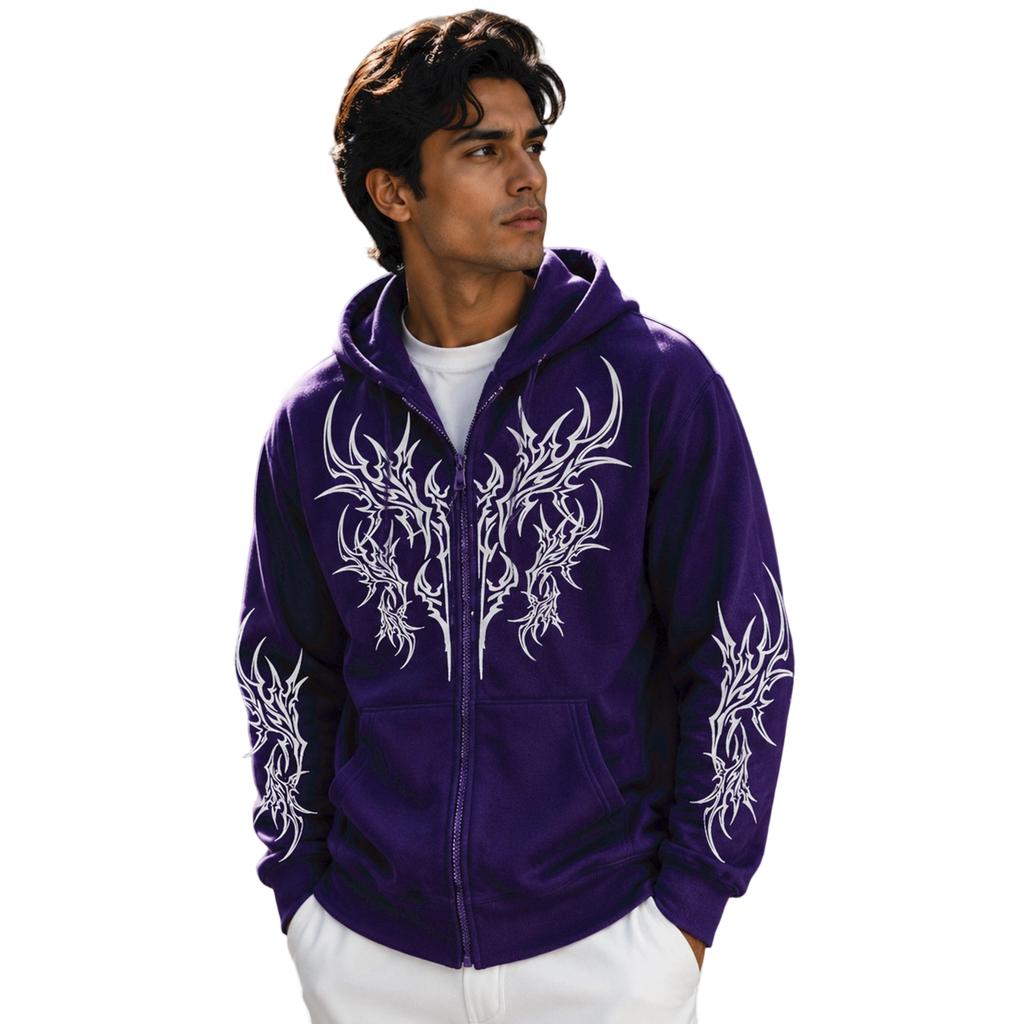 Men's Athletic Pullover Hoodie for Fall