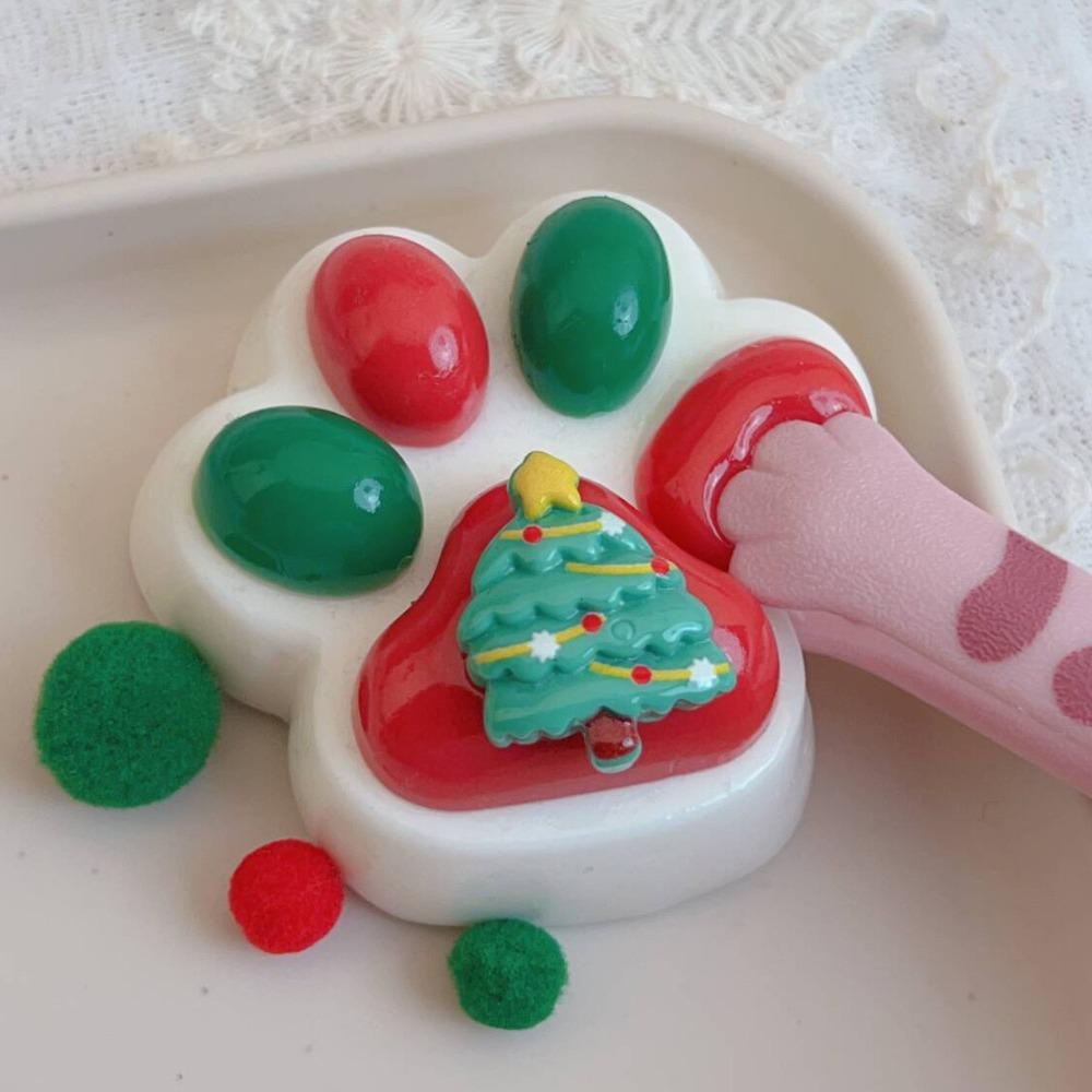 Игрушки для снятия стресса с кошачьей лапки TPR, игрушка для снятия стресса на елку, новая игрушка для снятия стресса и сжатия