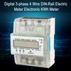 Digital LCD 3 phase 4 Wire Din Rail Electric Meter Electronic KWh Meter (10(40)A)