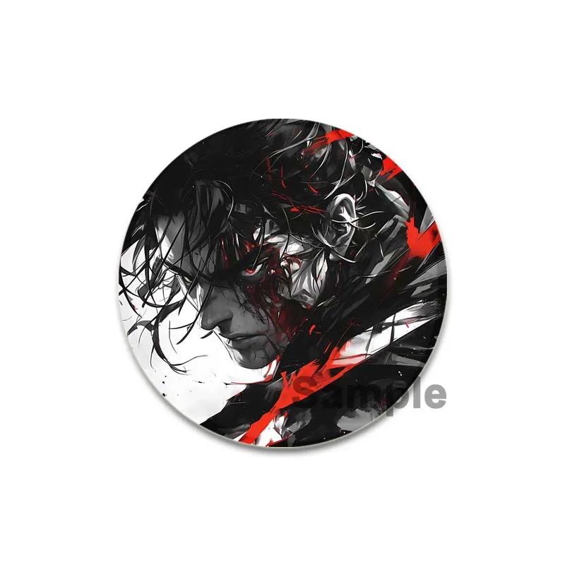 32/44/58 мм аниме Атака титанов Броши для ювелирных изделий Аксессуары Косплей Значок Мультфильм Подарочные рюкзаки Сумки Кнопки Значки Фанаты Коллекция