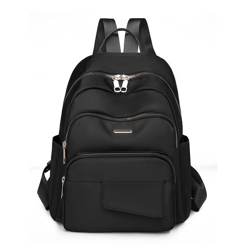 Women's Large Capacity Backpack Solid Color Commuter Bag for Women