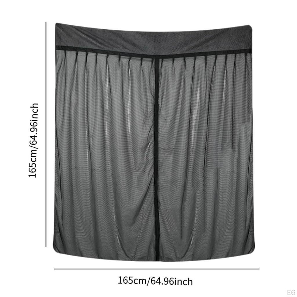 Сетка для боковой двери фургона, легкая установка, многофункциональная сетка, раздвижная крышка