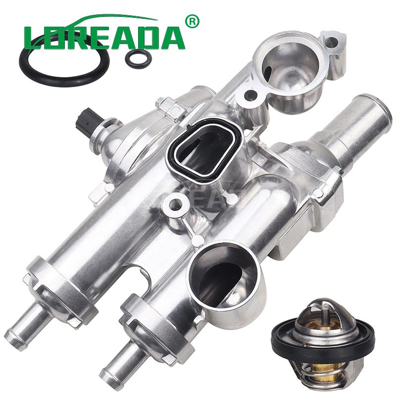 902-319 68003582AB Алюминиевый корпус термостата для Dodge Jeep Chrysler 200 Sebring Journey Caliber Compass Patriot 1.8 2.0 2.4L