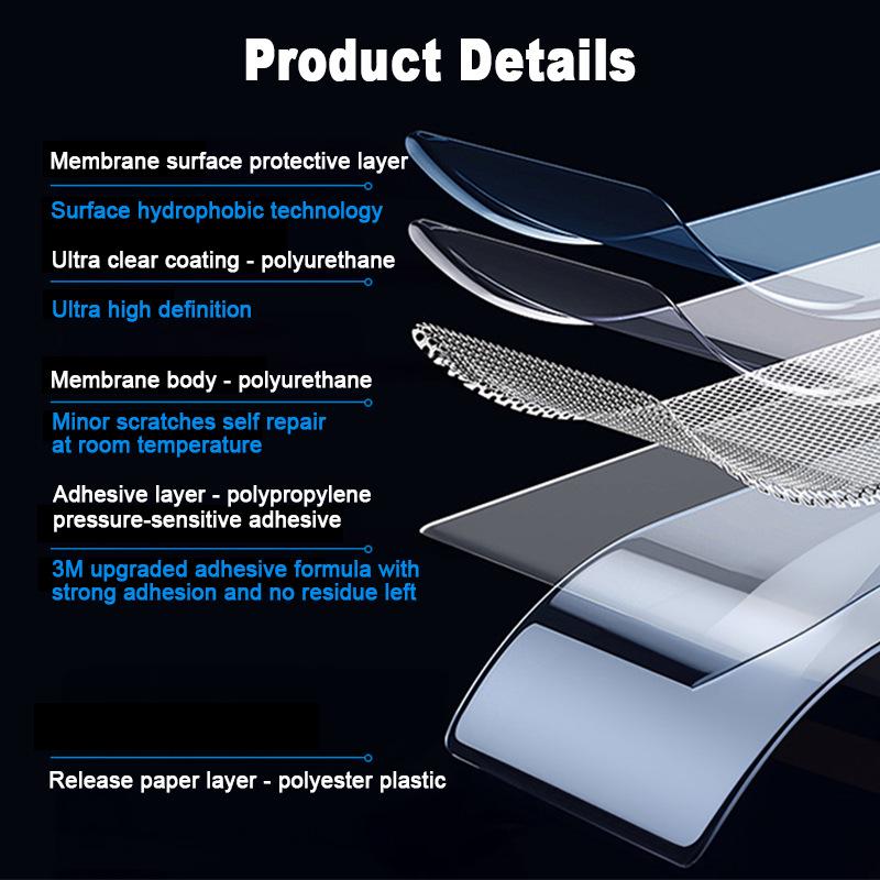 Прозрачная защитная пленка из ТПУ для фар и зеркал заднего вида Subaru Forester