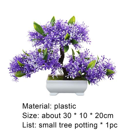 Искусственное растение Привлекательный Невыцветающий Пластиковый Настольный Искусственный Комнатный Декор