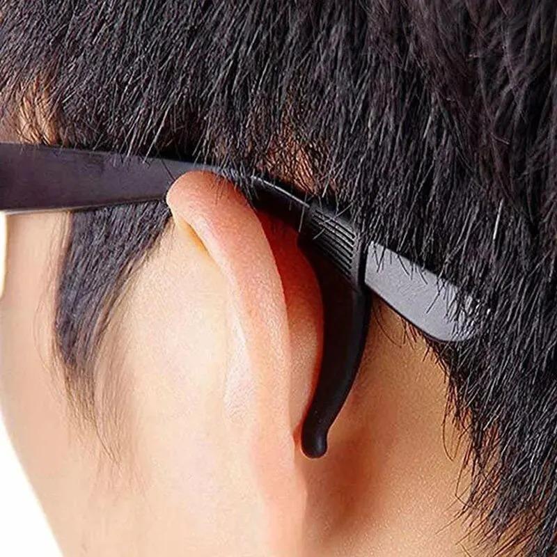 Anti-slip Silicone Ear Grip Glasses Eyeglasses Leg Ear Hook Stopper Bracket Fastener Accessories Anti-fall Eyewear Holder Accessories