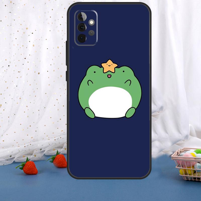 Милая смешная лягушка для Samsung Galaxy A54 A34 A14 A36 A56 A26 A16 A15 A55 A53 A33 A35 A22 A32 A52 A05 A06 Чехол