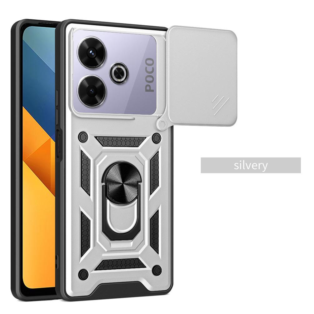 Защитный чехол для камеры POCO M6 4G POCO F6 Pro POCO F6 Armor Hybrid Ring Back Cover