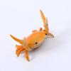 Simulation Crab Pen Holder Plastic Weightlifting Crab Stationery Pencil Stand Home Office Desktop Decoration Ornament
