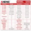 ANENG SZ02 Умный цифровой мультиметр 9999 отсчетов True RMS Автоматический Измеритель электроемкости Температуры Сопротивления Тестеры транзисторов