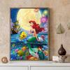DIY Diamond Painting The Laughing Mermaid Cross Stitch Kit Mosaic Art Diamond Painting Full Circle Diamond Home Decoration