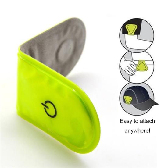 LED Safety Light Clip On Reflective Magnet Running Strobe Walking Bike Cycling
