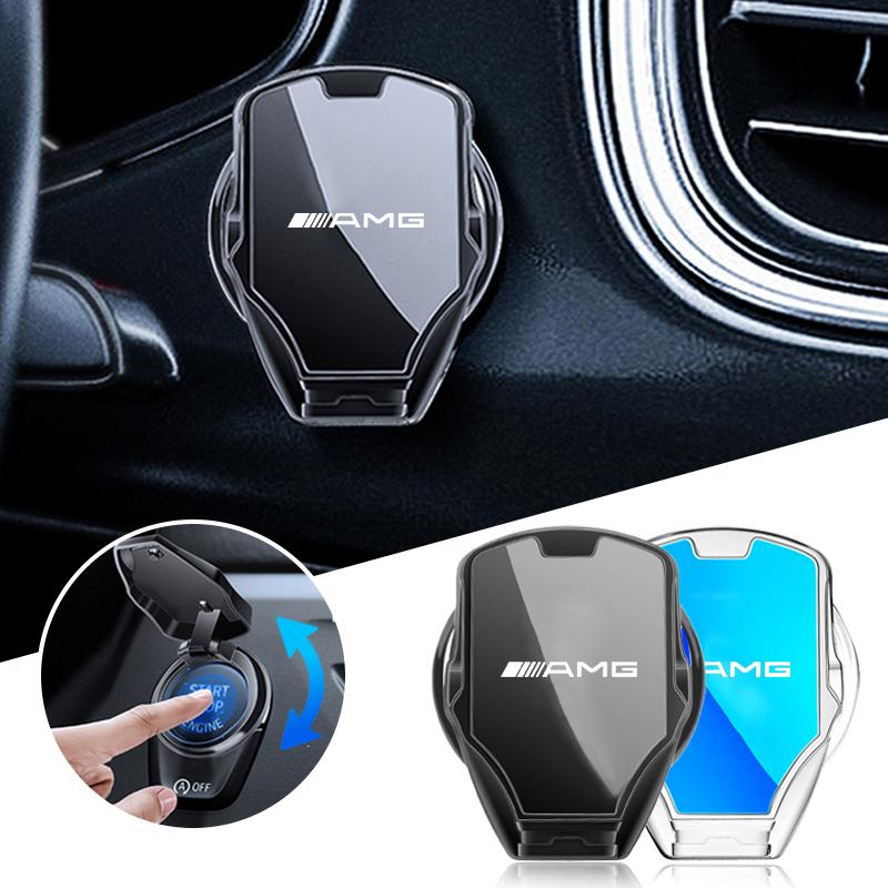 ULA5 High Quality Car Engine Start Stop Switch Button Cover Ignition Cover For Mercedes Benz A C Class AMG GLA CLA GLC W176 W221 W204
