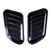 2 шт. универсальная автомобильная декоративная ячейка воздухозаборника капота ковш капота карбоновое волокно вентиляционная крышка наклейки украшение стиль