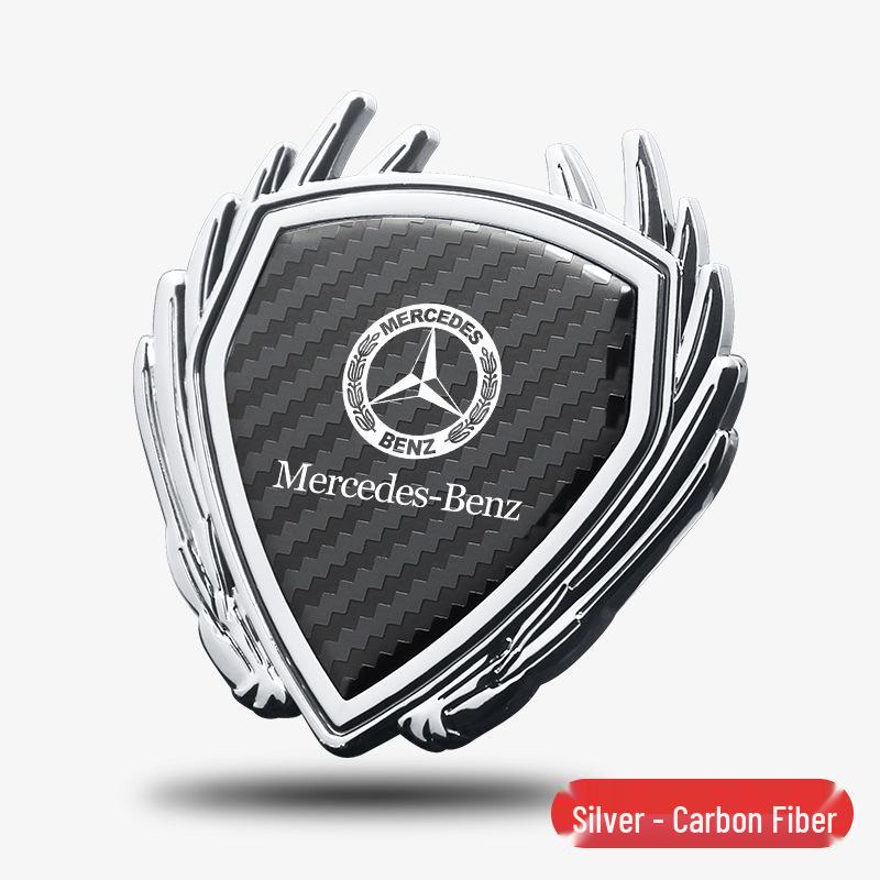 Металлическая наклейка-эмблема крыла для бокового окна Mercedes GLC300L/GLC260L