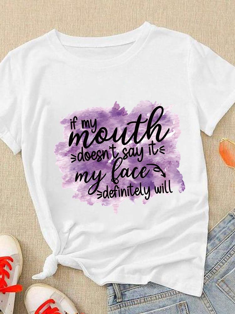 (Азиатский размер) Женская футболка с коротким рукавом, футболка, одежда в стиле птицы, тенденция, акварель, модный принт, женские повседневные женские футболки с графикой