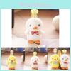 Cute Fluffy Chick Plush Toy Keychain Adorable Yellow Duck Bag Accessory