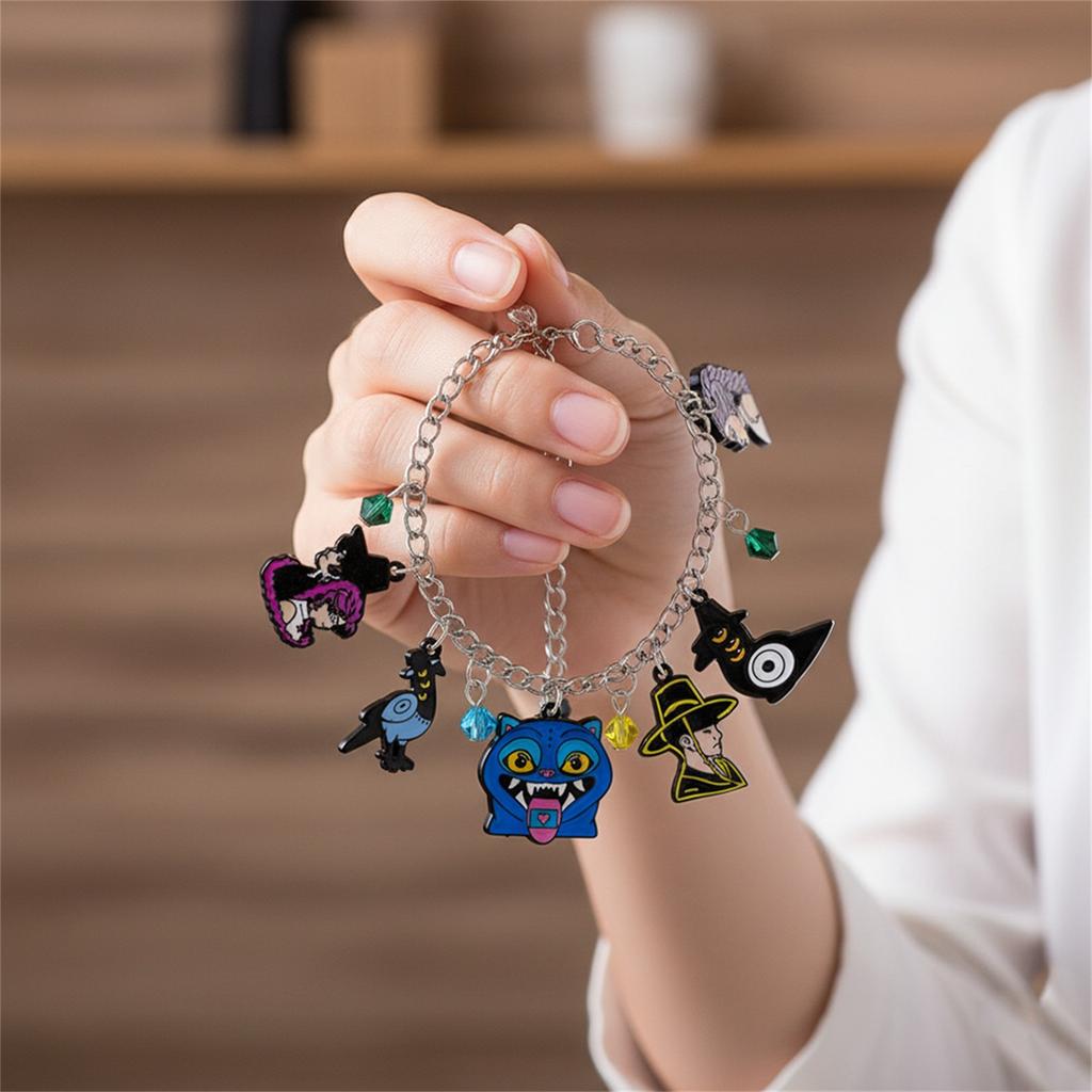 Cartoon Anime Fashion Bracelets, Girls' Fashionable Pendant Bracelets