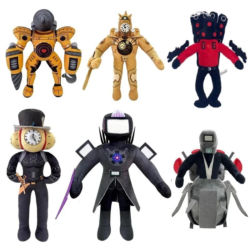 Туалет Титаны Дрель Человек Модернизация Телевизор Мужчина Женщина Оператор Часы Динамик Мужчина Плюшевая Мягкая Игрушка Кукла