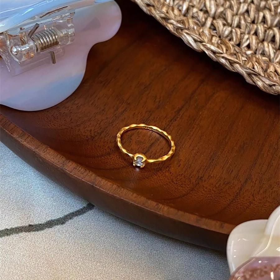 Стильное и элегантное кольцо ручной работы в винтажном стиле от балийского бутика, 2024, регулируемое