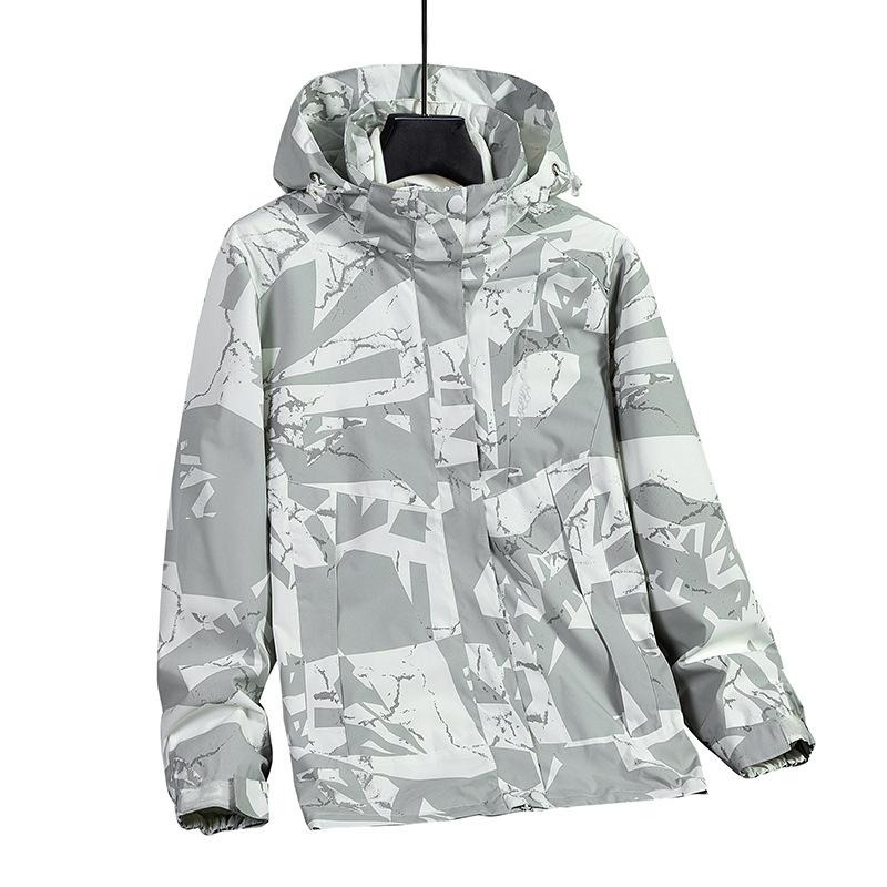 Весенняя новая повседневная куртка мужская весенняя трендовая водонепроницаемая куртка для активного отдыха мужская одежда