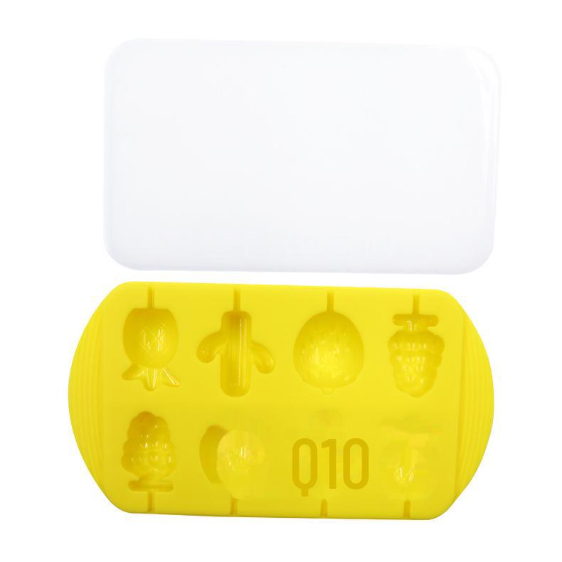 Силиконовая форма для леденцов в форме фруктов с крышкой и форма для сырных палочек