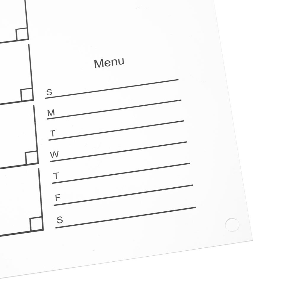 Настенный ежемесячный календарь, акриловый еженедельник, высококачественная доска для заметок, офис