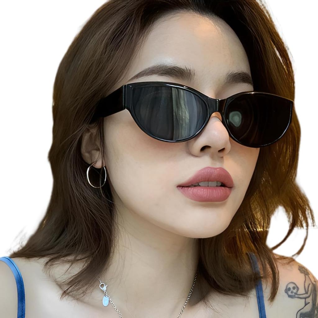 Sunglasses Korean Sunglasses for Women UV Protection Slim Small Face Classic Unisex [88flix] Women's