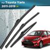 For Toyota Yaris MK3 Hatchback 2011-2019 2012 Wiper Front & Rear Wiper Blades Windshield Windscreen Window Brushes 24"+14"+12