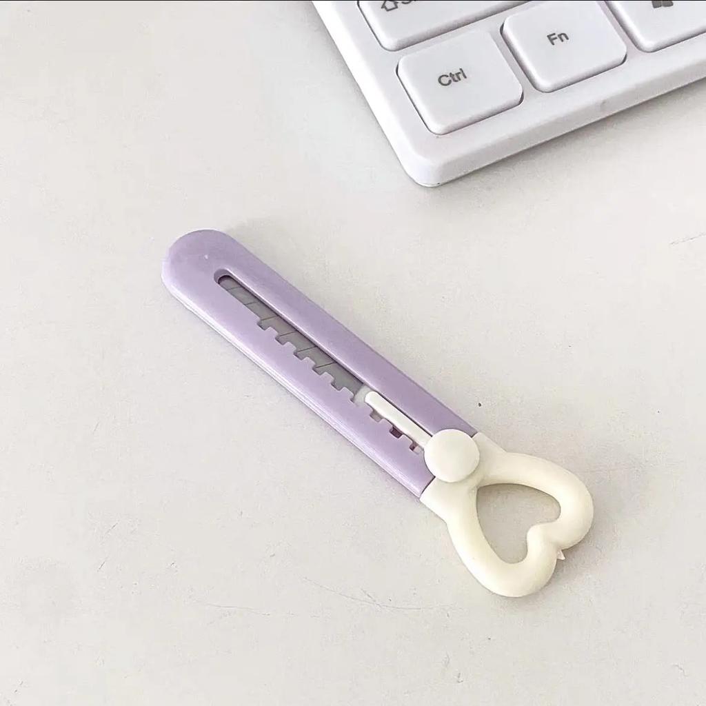 Мини Нож для Искусства Love Удобный Нож для Распаковки Артефакт для Экспресс-доставки Студенческий Офисный Аккаунт Креативный Инструмент для Резки Бумаги Нож