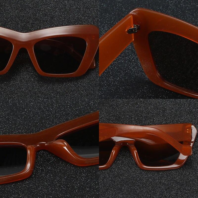 SHAUNA, Новое поступление 2021 года, женские солнцезащитные очки в ретро-желейной оправе «кошачий глаз», брендовые дизайнерские трендовые оттенки оверсайз, UV400