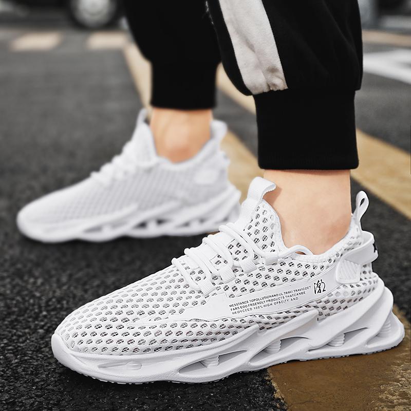 Модная летняя брендовая мужская обувь из дышащей сетки, легкая спортивная обувь для ходьбы, мужские теннисные кроссовки для бега на открытом воздухе, мужская обувь 2024
