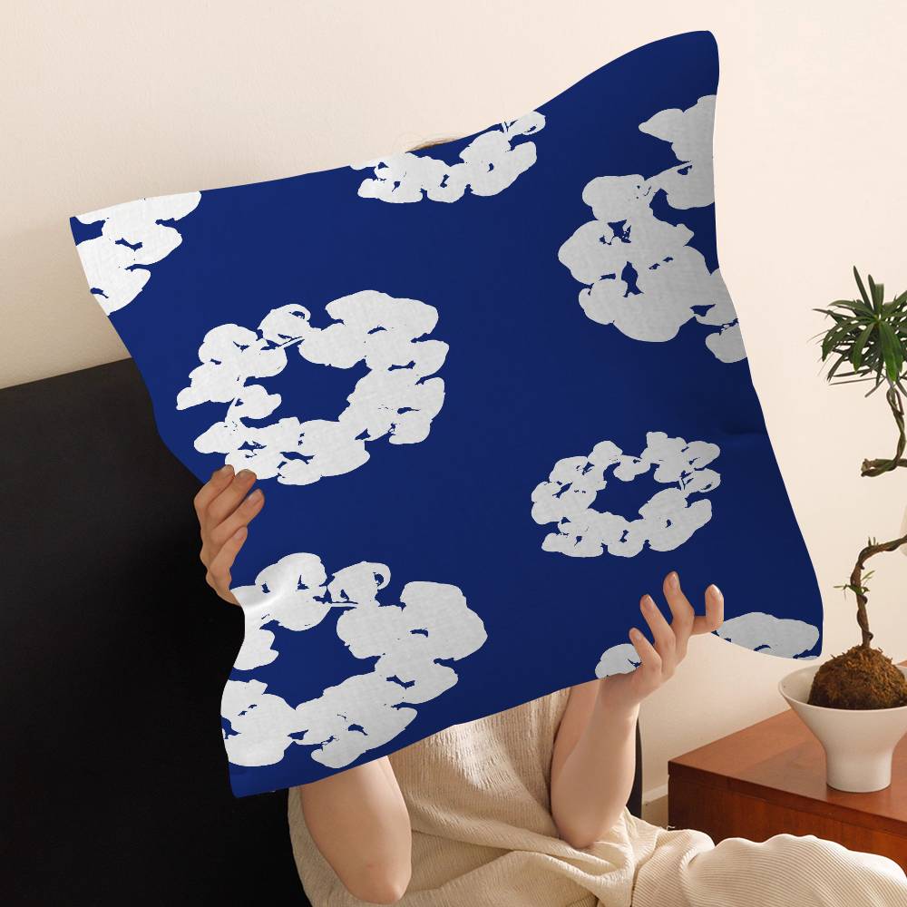 Роскошный D-Деним T-Tears Наволочка Подушка-игрушка для дивана автомобиля Рождественский подарок 40x40см 45x45см