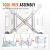 Shower Chair, Shower Seat with Back, Adjustable Height Shower Stool, Shower Chair for Inside Shower Bathtub, Non-slip Bathroom Bench Bath Chair for