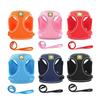 Reflective Lightweight Breathable Dog Harness with Leash - Soft Comfort Pet Vest for Dogs Cat (6 Colors)