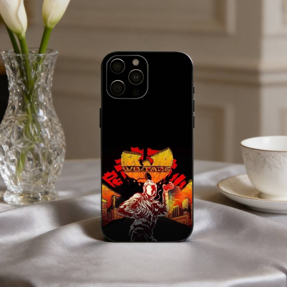 Чехол для телефона Wu-Tang Wu T-Tang C-Clan Ultra для iPhone 17,16,15,14,13,12,11 Plus,Pro Max,XS, Мягкий силиконовый черный чехол