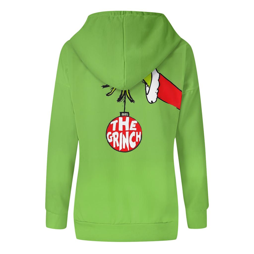 Women's Fashion Casual Long Sleeve Christmas Printed Sweatshirt