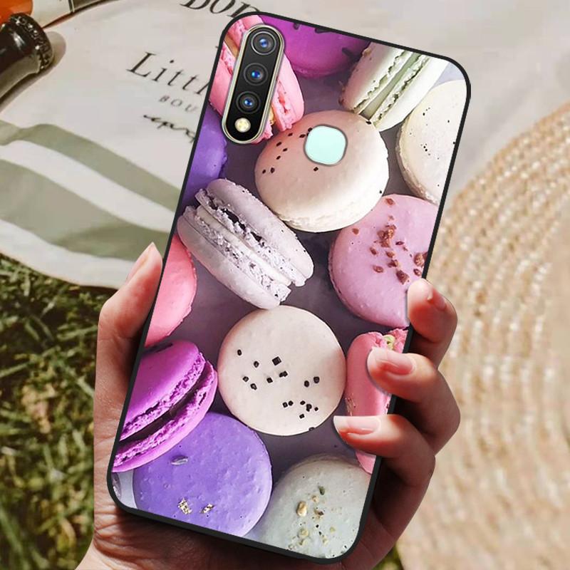 Чехол для Vivo Y19 Силиконовый чехол для Vivo 1915 Y19 Y 19 Чехол 6.53'' Мягкий ТПУ Силиконовый Защитный Бампер Задняя крышка Чехол